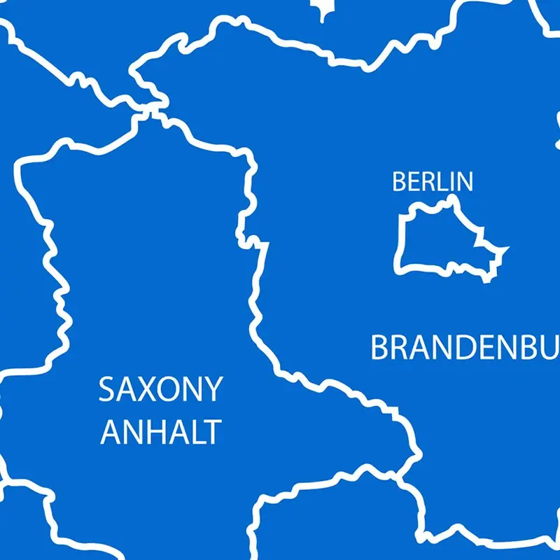 59*84cm o mapa da alemanha em alemão parede arte cartaz mapas políticos não-tecido lona pintura casa decoração material escolar