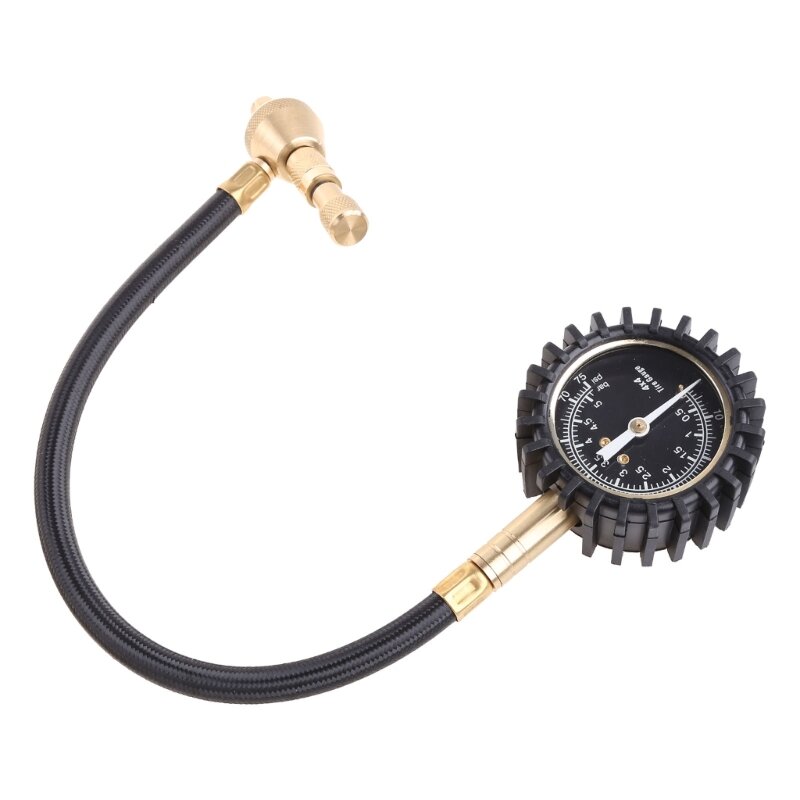 Kim loại Đồng hồ đo áp suất lốp ô tô Xe đạp Máy đo áp suất không khí Công cụ chẩn đoán D7WD