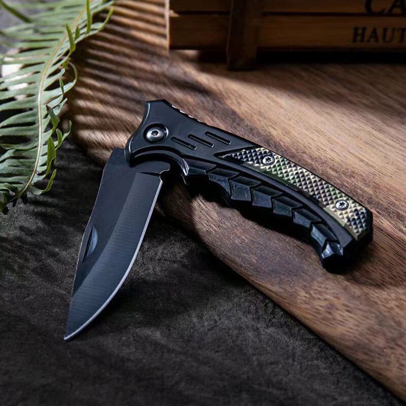 Outdoor Camping Survival Knife Stainless Steel Folding Knife Multitool Pocketknives EDC Knives Box Cutter