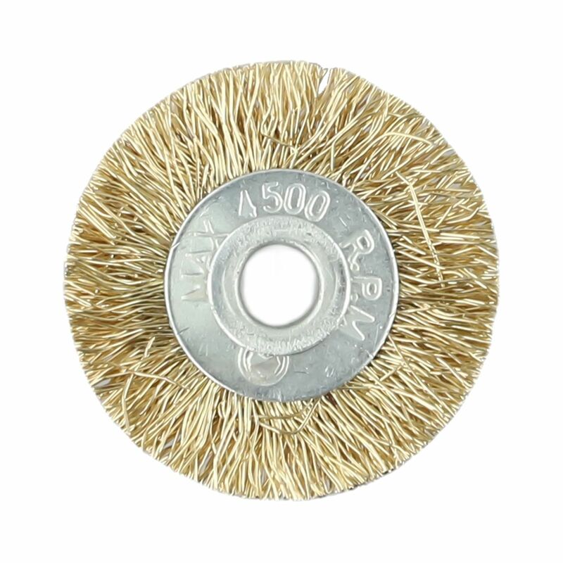 Durable Wheel Brush Crimped Wire Removal Set Stainless Steel Wire 38x6mm 50x6mm 65x6mm 75x6mm As Picture Shows