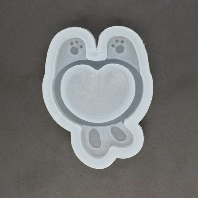 Heart Rabbit Resin Moulds Resin Shaker Mould Earrings Keychains Pendant Molds Game Keychain Epoxy Mold Dropship