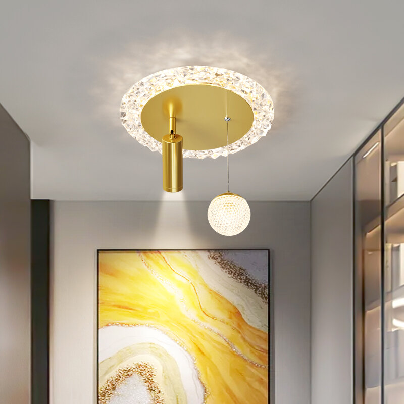 Современная светодиодная лампа-светильник для коридора, Новая Люстра, потолочный светильник для гостиной, спальни, столовой, кухни, коридора
