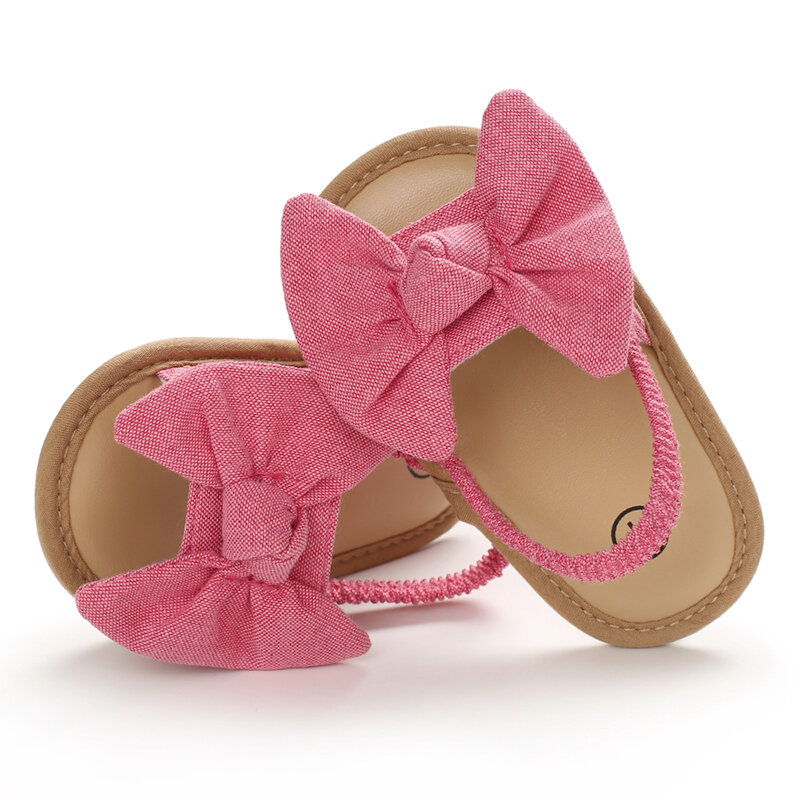 الصيف الرضع طفل الفتيات الصنادل لطيف حذاء طفل صغير كبير القوس الأميرة عادية حذا فردي للسيدات طفل الفتيات الأحذية