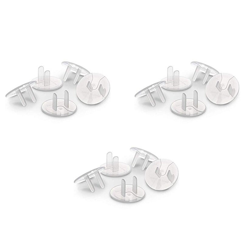 Outlet Plug Covers (96 Pack) Clear Child Proof Electrical Protector Safety Caps