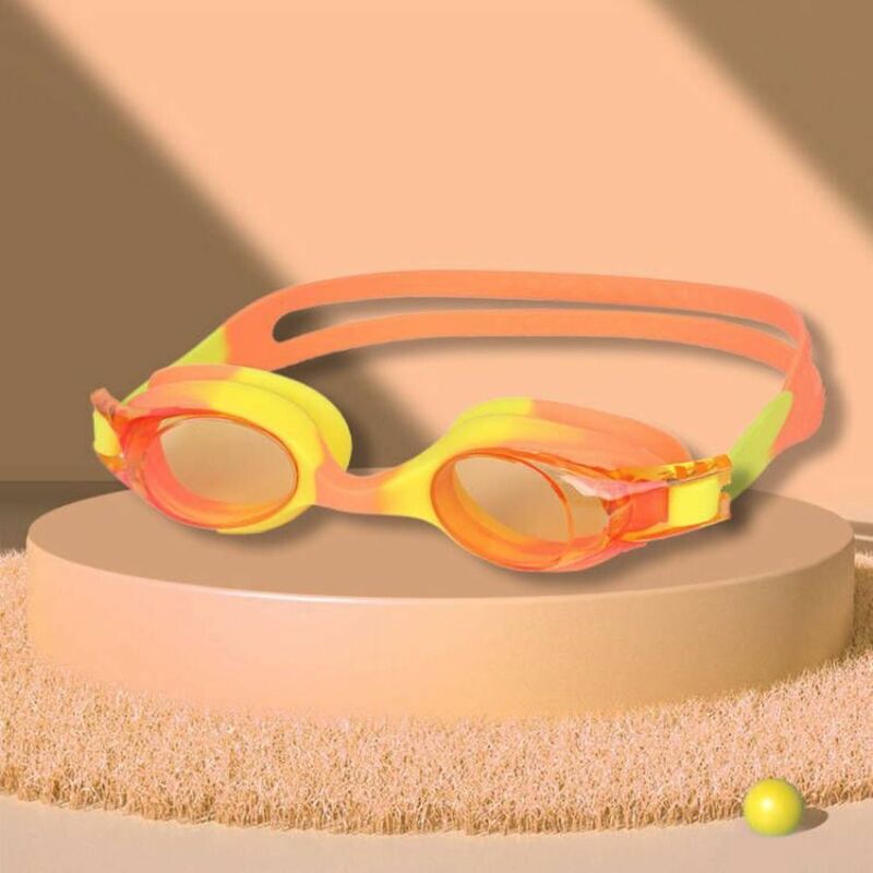 귀마개 포함 김서림 방지 UV 차단 다채로운 수영 고글, 어린이 수영 고글, 수영 안경