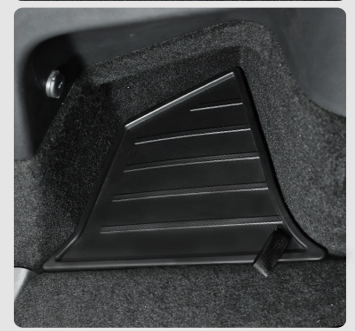 Cestini portaoggetti laterali del bagagliaio per Tesla Model Y vano di carico posteriore TPE Bucket Organizer e coperchi