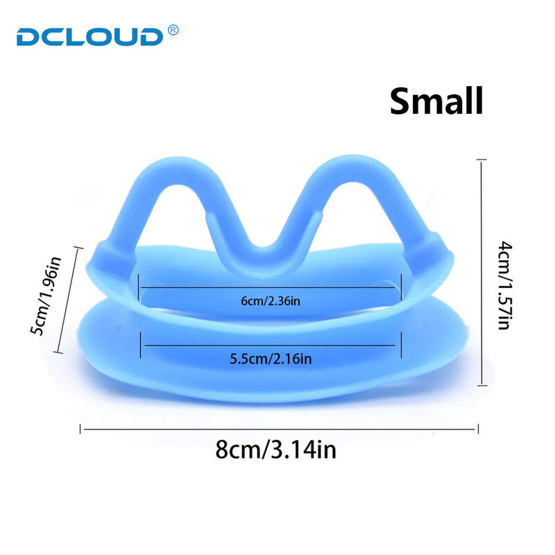 DCLOUD 1Pc Soft Silicone Mouth Opener Dental Orthodontic Cheek Retracor Intraoral Lip Retractor Oral Care Tools Small Large Size
