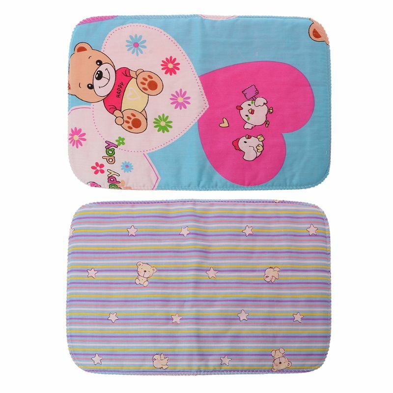 Подгузник для младенцев, многоразовый моющийся коврик для мочи, чехол для пеленания, разные цвета, Прямая поставка
