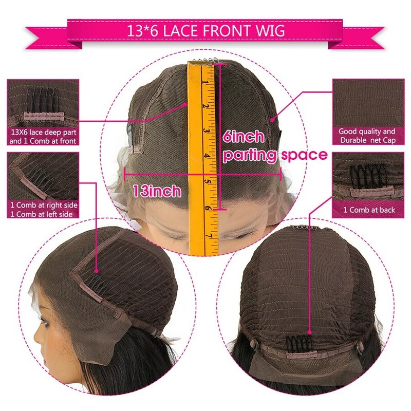 Topodmido Highlight Green Color 13x4 Lace Front Wigs with Baby Hair Peruvian Human Hair Wig Remy Hair 4x4 Closure Wig for Women