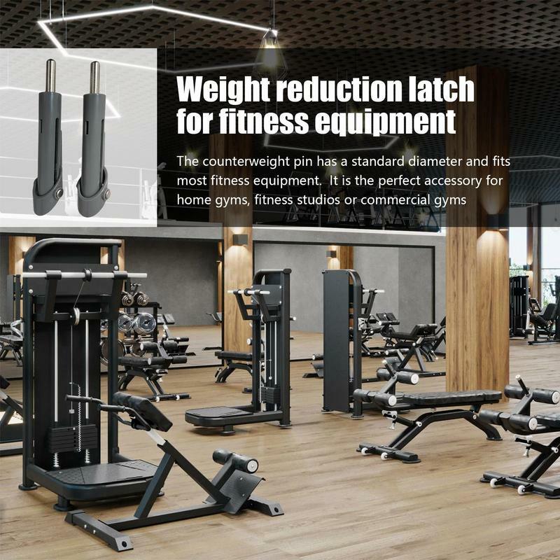 Weight Loading Pin 2pcs Workout Machine Weight Stack Gym Machine Accessory Enhanced Muscle Engagement For Workout Intensity