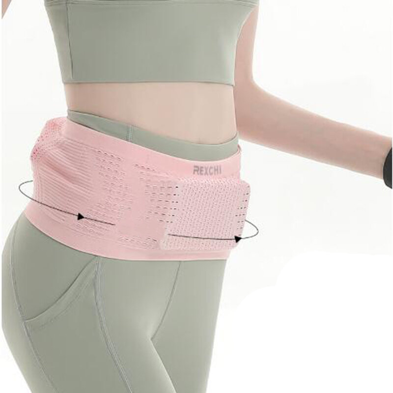Riñonera Invisible sin costuras para correr, bolsa deportiva Unisex para teléfono móvil, gimnasio, correr, trotar, ciclismo