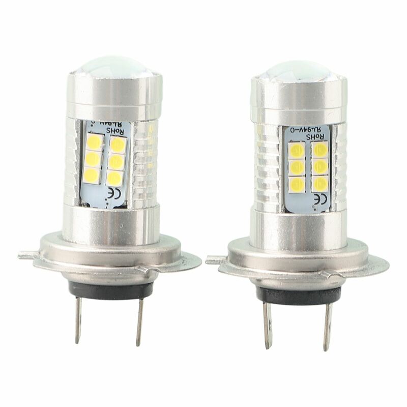 LED車のヘッドライト電球キット,高輝度,防水,耐熱性,12v電圧,8.5x4.0 cm,h7,6000k