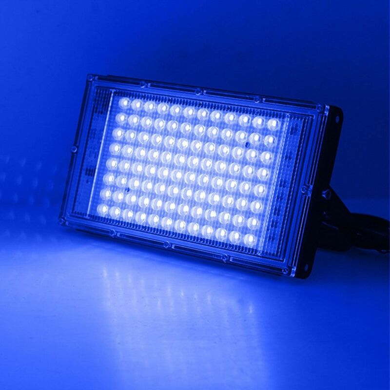 120 Glow UV Floodlight Home Decor 395nm effetto luce UV Stage Lamp 50W/100W UV Lamp Bar