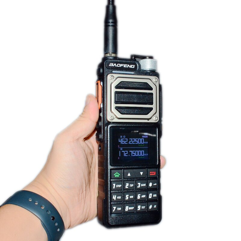 BAOFENG-UV-25L Rádio em Dois Sentidos, 10W Tri Bandas, Frequência de Cópia, Alta Potência USB Tipo C, Comunicação Sem Fio, Novos Rádios HAM, 2024