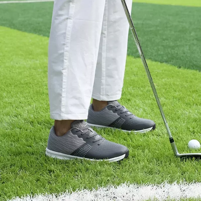 รองเท้ากอล์ฟสำหรับมืออาชีพรองเท้ากอล์ฟสำหรับผู้ชายรองเท้าผ้าใบสำหรับรองเท้าใส่เดินนักกอล์ฟ