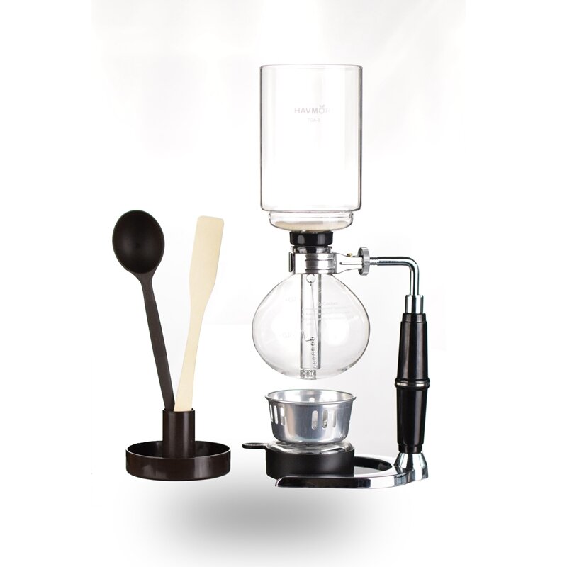 Profesjonalnego przygotowania kawy podgrzewacz syfonu zastępczy dzbanek do herbaty syfon szkło borokrzemianowe filtr do maszyny do kawy
