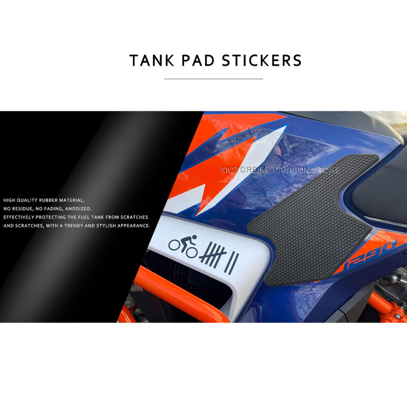 Voor 1290 Super Adv R/S Motorfiets Kant Brandstoftank Pad Stickers Beschermende Knie Grip Tractie 2021