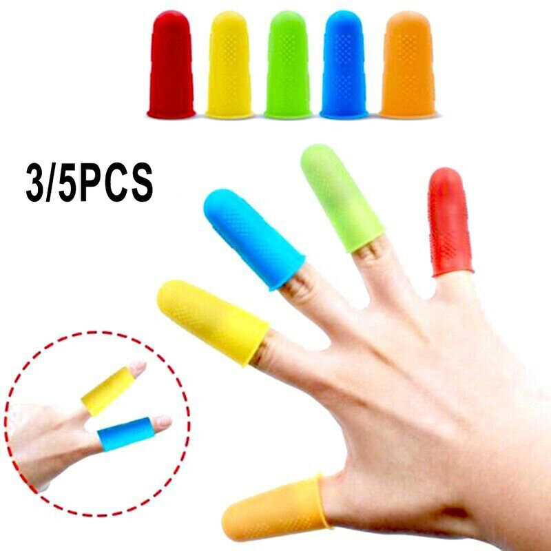Finger Protector High Quality Heat Resistant Silicone Finger Protectors Pack of 3/5 Anti Burn Anti Slip Kitchen Accessories