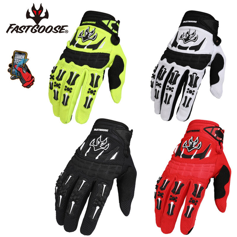 Перчатки FASTGOOSE MX для мотокросса, для горного велосипеда, для горного велосипеда, для езды на мотоцикле, для мужчин и женщин, для летнего сезона