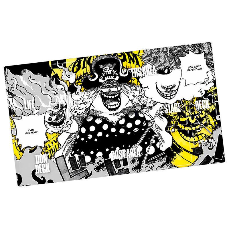Anime One Piece 60*35*0.2cm OPCG Dedicated GAME DIY Card Playmat Battle Against Luffy ACE Law Nami Smoker Perona Collection Toys