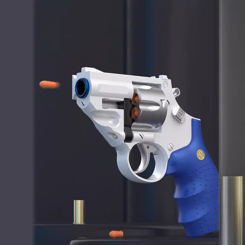 Sky Foreman-pistola modelo de descompresión de bala suave, juguete lanzable de rueda izquierda, la policía dispara en repetidas ocasiones