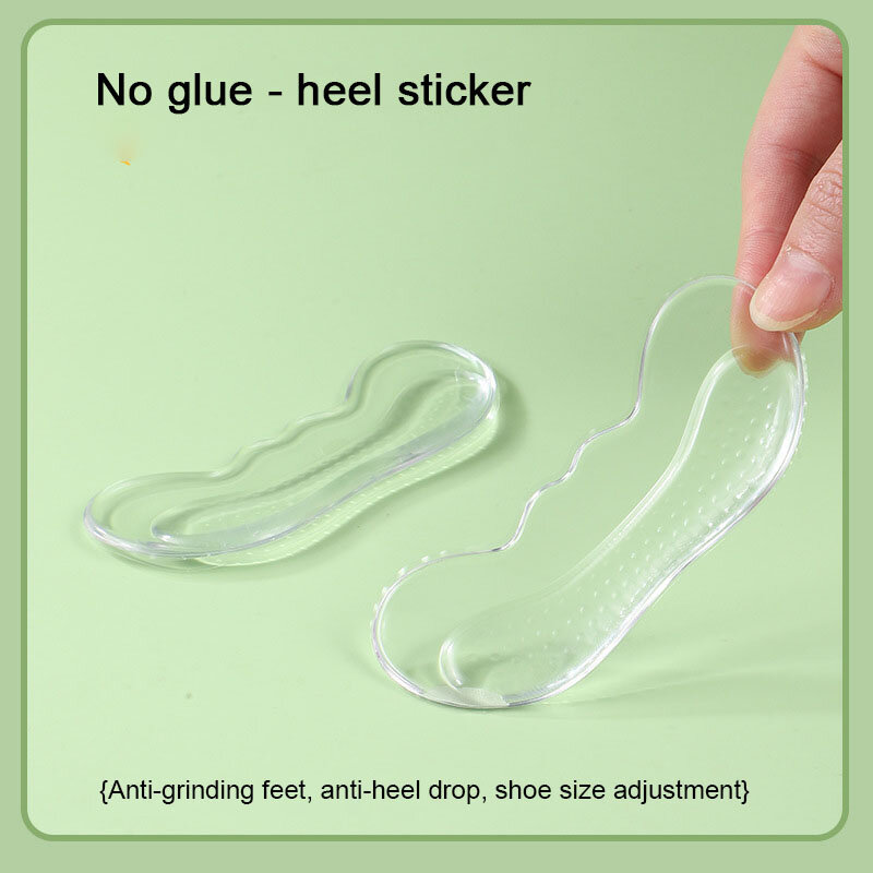 Silicone Gel Insoles for Shoes Women High Heel Liner Grips Protector Sticker Anti-Wear Shoe Heel Pad Foot Pain Relief Inserts