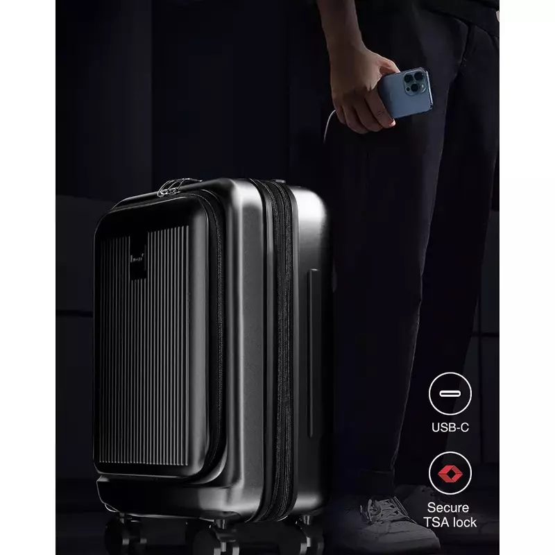 20 Inch Handbagage Set Met Zakvak Kofferset Met Rugzak Probleemloze Reisbagage Luchtvaartmaatschappij Goedgekeurd