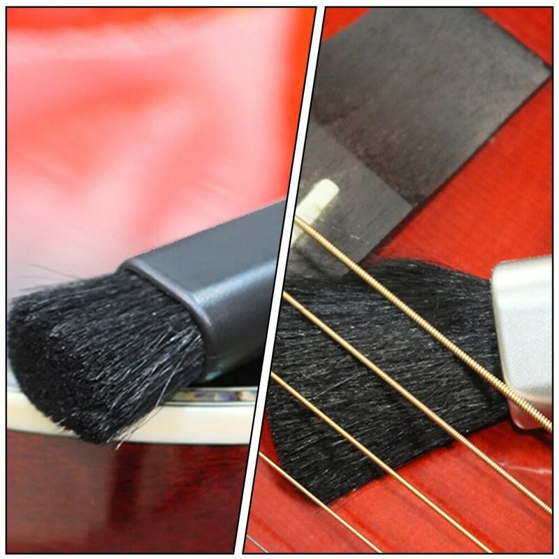 3PCS Guitars Cleaning Ukulele Guzheng Dust Telescopic Foldable