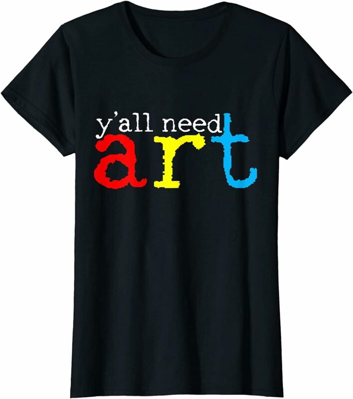 Oficjalne koszulki graficzne dla nauczycieli sztuki, damska koszulka bez kołnierzyka oddychająca koszulka z poliestru Premium