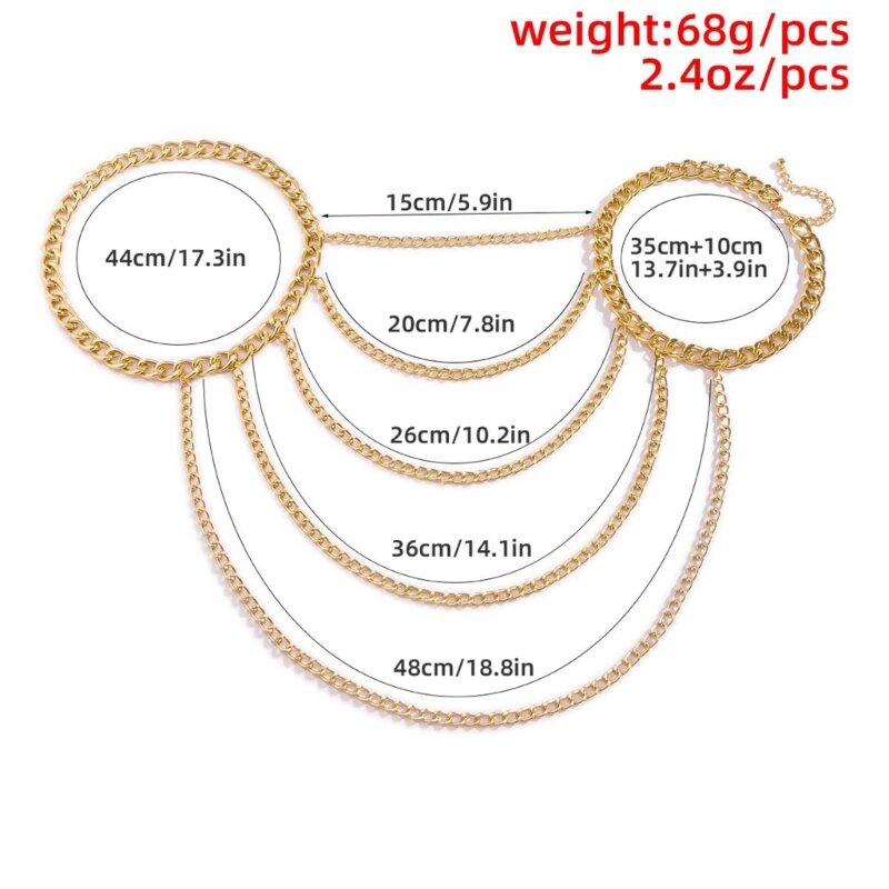 Shoulder Body Chain Shoulder Chain shoulder Tassel Shoulder Necklace Chain drop shipping