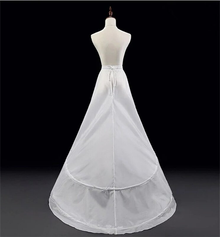 2 aros a-line casamento petticoat crinoline deslizamento underskirt para vestido de casamento acessórios de casamento