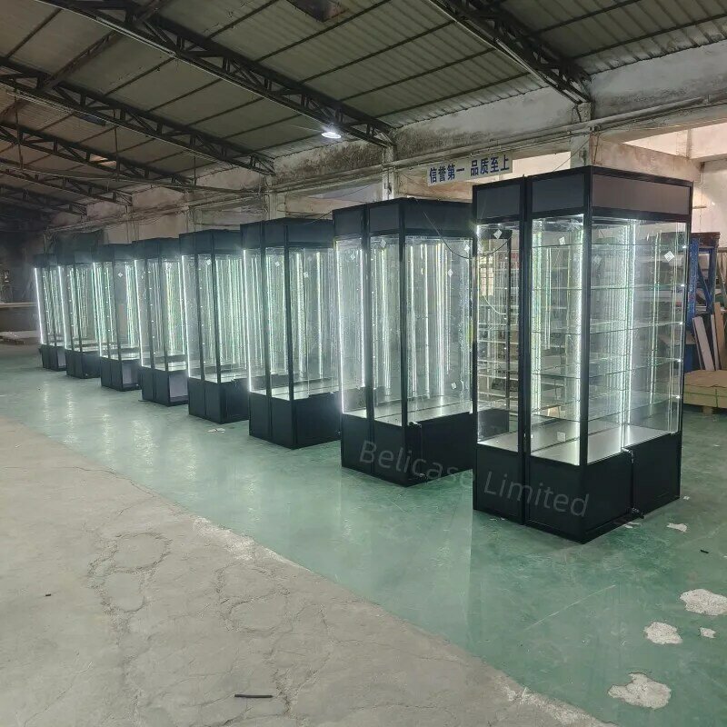 custom，Boutique Display Cabinet Smoke Shop Glass Display Showcase Retail Store Jewelry Display Other Commercial Furniture