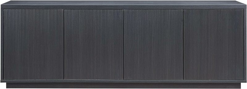 Hanson rechteckiger Übergangs-TV-Ständer für bis zu 75 "in Holzkohle grau, 70" breit