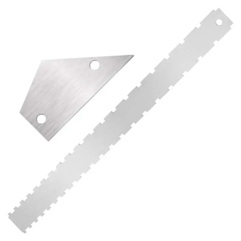Guitar Neck Notched Straight Edge Ruler Stainless Steel Guitar Fret Leveling Ruler Fret Guitar Level Luthier Tool Body