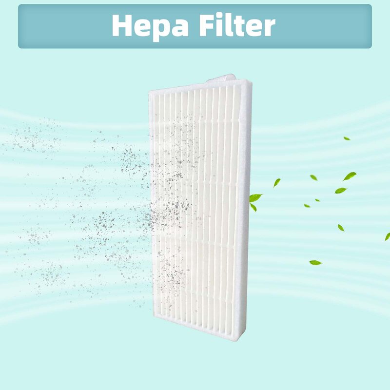 Für cecotec conga ersatz staubsauger teil hepa filter mop tuch lappen hauptrolle seiten bürste zubehör