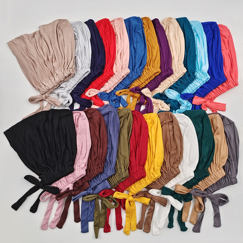 2023 소프트 모달 이슬람 모자, 이너 모자, 이슬람 머리띠, 인도 모자, 여성 머리띠, 이슬람 패션, 신제품
