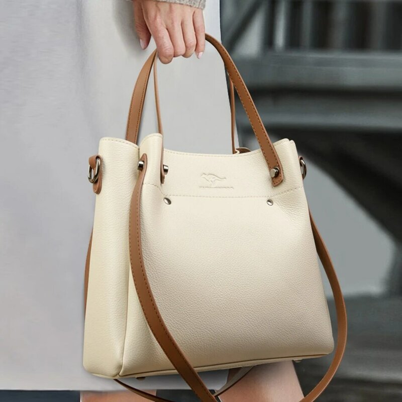 Damskie torebki luksusowa marka torby na ramię Crossbody dla kobiet wysokiej jakości miękkie skórzane torby na zakupy i portfele dla dziewcząt