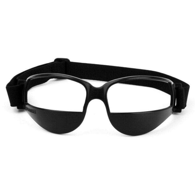 แว่นตานิรภัยสำหรับฝึกบาสเก็ตบอลยืดหยุ่นปรับได้แว่นตาช่วยเลี้ยงลูกแว่นตากีฬา