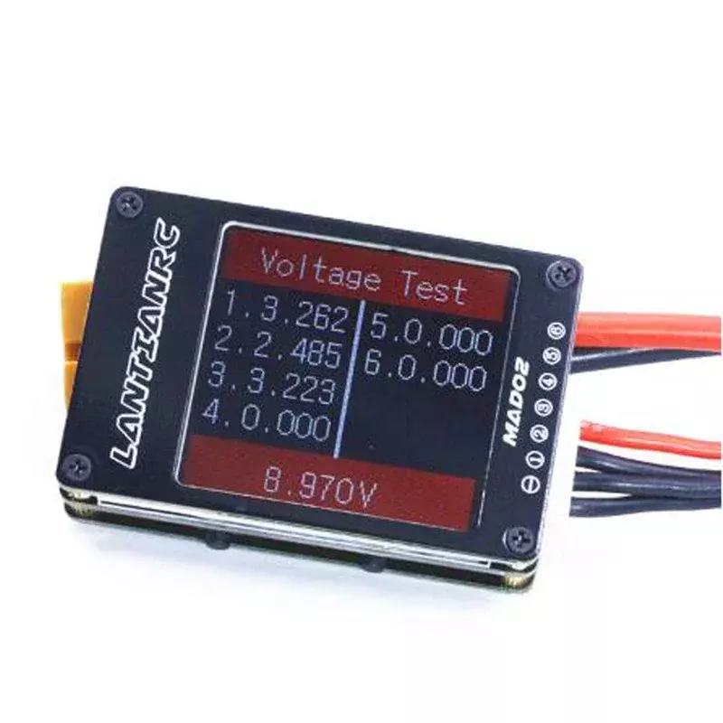 2-6S napięcie/PWM/PPM/SBUS wyświetlacz testowy kolorowy wyświetlacz LCD odbiornik sygnał automatyczne rozpoznawanie przełączany Tester testowanie odległości RC