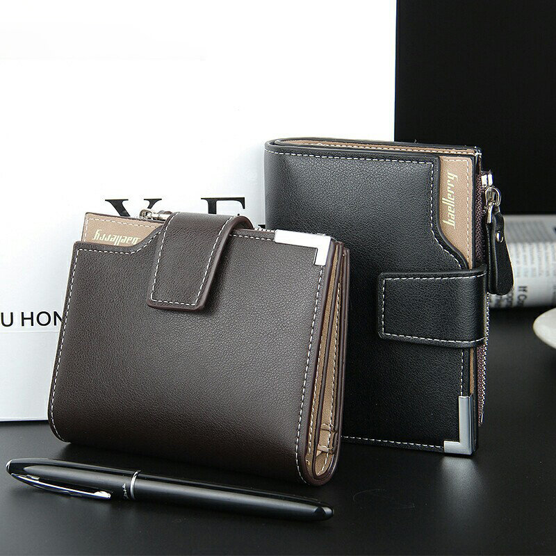 High Quality Men's Wallet PU Leather Fashion Card Holder Wallets for Men Cardholder Purse Luxury Designer Father's Gifts