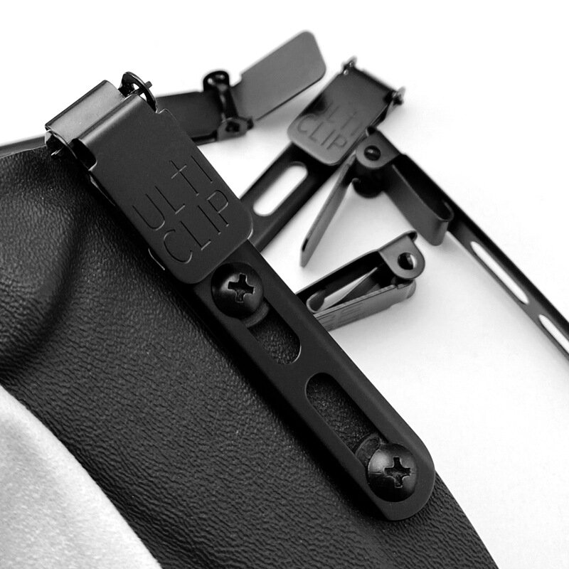 Clip de cinturón de acero inoxidable, accesorio de agarre para cinturón de cintura, cuchillo de vaina Kydex, accesorios de soporte para herramientas al aire libre, 1 piezas K