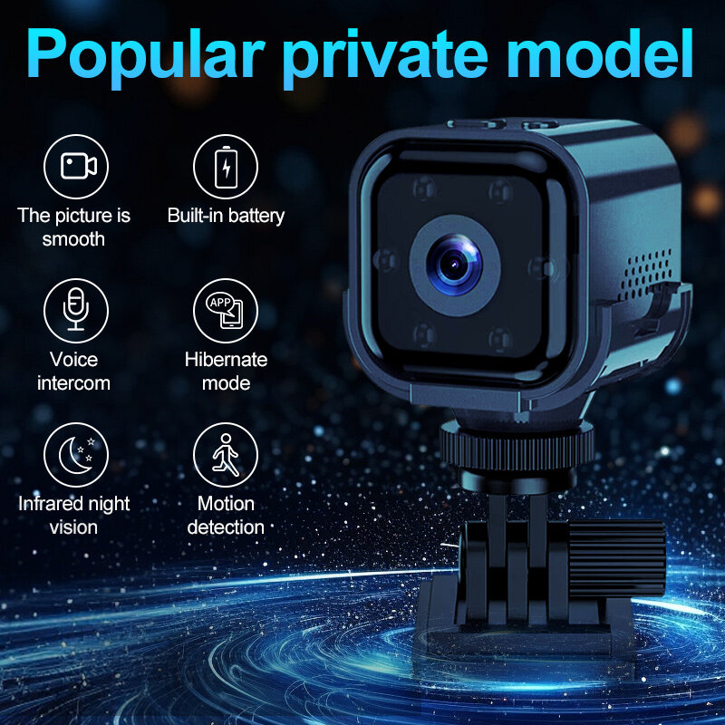 Mini Camera Draadloze Wifi 1080P Indoor Mini Ip Camera Beveiliging Afstandsbediening Bewaking Nacht Mobiele Camera