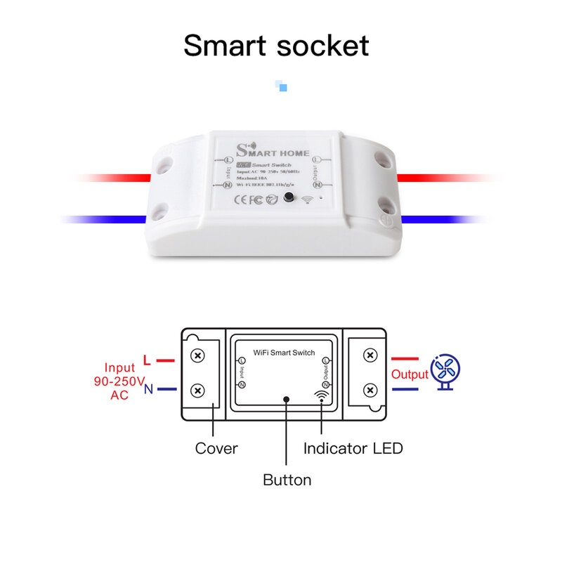 CORUI Tuya Wifi Smart sensore di temperatura e umidità collegamento intelligente a parete condividi dispositivi Alexa Google Home