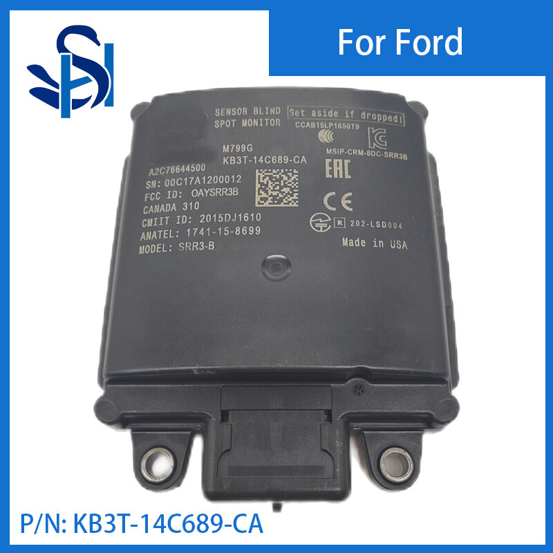 Módulo de Sensor de punto ciego de KB3T-14C689-CA, Monitor de Sensor de distancia para Ford