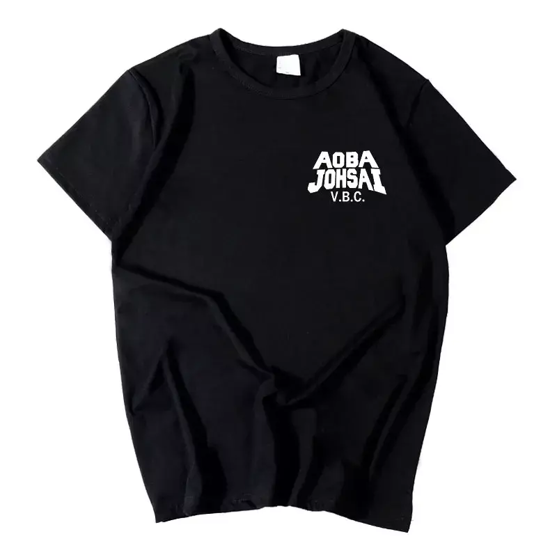 Aoba Johsai Vbc T Shirt Women Men High School Uniform Anime Tshirt Voleyball Club Cosplay Janpanese Manga Unisex T-shirt