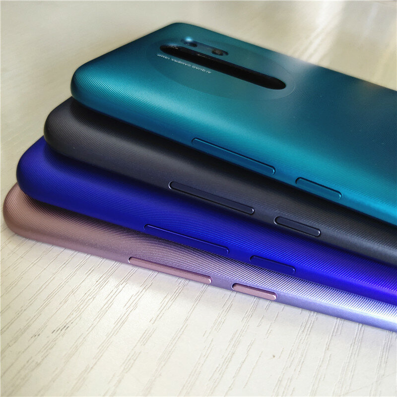 Ban Đầu Cho Xiaomi Redmi 9 Lưng Pin Phía Sau Nhà Ở Cửa Dành Cho Redmi9 Pin Với Nút Bấm Bên Thay Thế