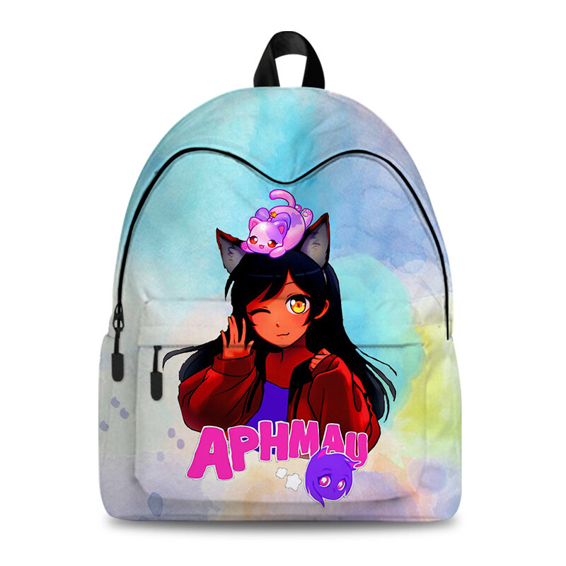 Game Aphmau School Bags Children's Backpack Boy Girls Fashion Bookbag Casual Women Rucksack Aphmau Bag Teenager Laptop Backpacks
