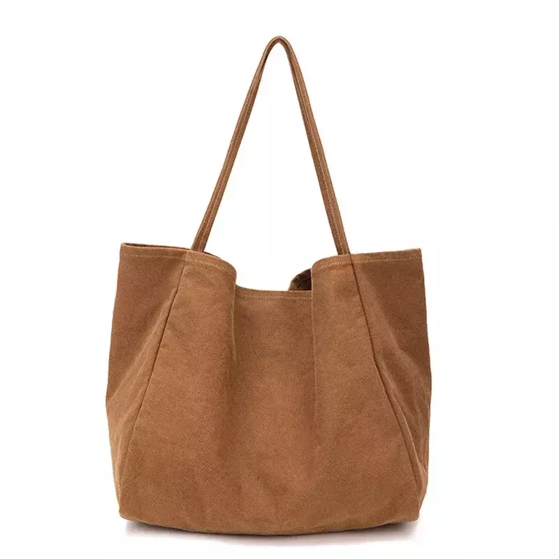 Grande saco de compras reutilizável Eco Canvas para mulheres, sacola extra grande, bolsa de compras, sacos de ombro Big Shopper, ADX02