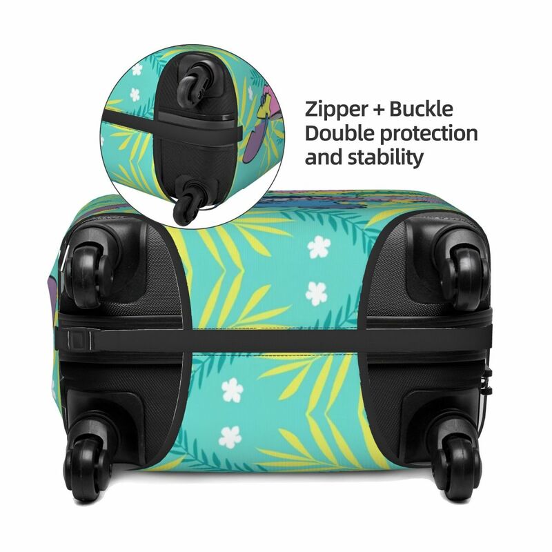 Custom Stitch Bagage Cover Protector Mode Reizen Koffer Beschermhoes Voor 18-32 Inch
