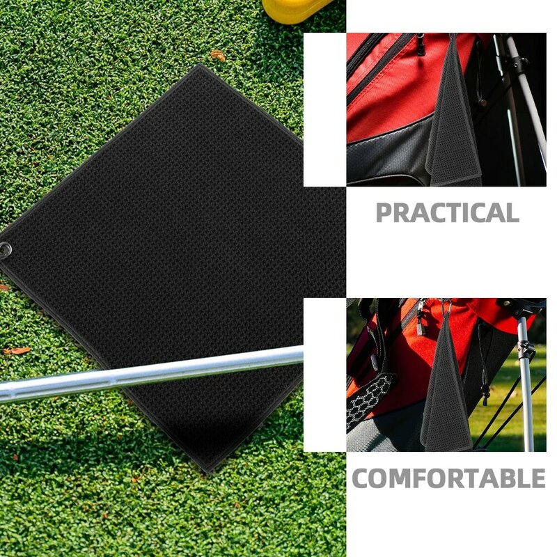 3 Pcs Breathable Golf Golf Golf Towels Washcloths Fiber Professional Balls Golf Golf Towels